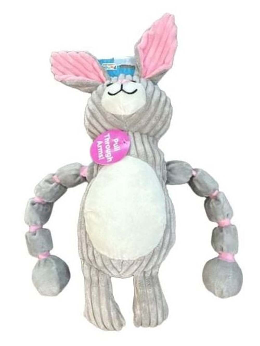 Outward Hound Thunder Tuggerz Bunny Size OS Plush Dog Toy